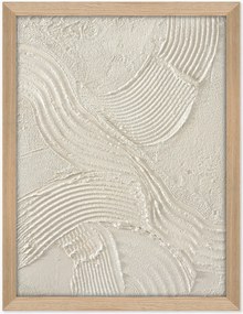 Quadro su tela incorniciato dipinto a mano Sand Shadow