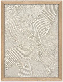 Quadro su tela incorniciato dipinto a mano Sand Shadows
