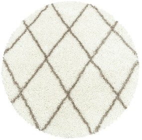 Tappeto rotondo crema ø 120 cm Alvor - Ayyildiz Carpets
