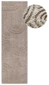 Passatoia beige 80x240 cm Chappe Beige - Elle Decoration