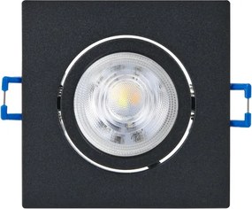 Eglo 902284-SET 3x LED faretto da incasso per controsoffitto SALICETO LED/4,8W/230V 8,8x8,8cm nero