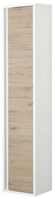 Colonna bagno sospesa Duble H. 150 cm rovere africa con anta reversibile