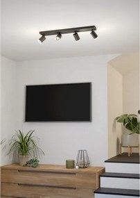 Eglo 901942 - Faretto LED RGBW dimmerabile MELITELLO-Z 4xLED/3,7W/230V nero