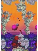 Christian Lacroix Carta da parati panoramica Novafrica Sunset Scene 2 - Tangerine