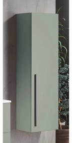 Colonna per mobile bagno Mia VISOBATH 1 anta P 27 x L 35 x H 120 cm verde muschio laccato truciolare