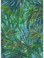 Jannelli & Volpi Carta da parati panoramica Matira - Green Panel 4