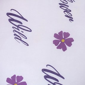 Set copripiumino e federa da bambini viola in cotone per letto singolo 200x140 cm Billie Eilish – Jerry Fabrics