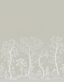 Cole & Son Wandbild Seasonal Woods - Platinum Pearl