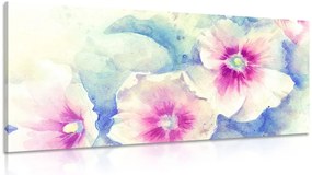 Stampa su tela – Fiori in acquerello rosa