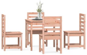 Set da Pranzo per Giardino 5 pz in Legno Massello di Douglas