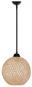 Lampadario su corda  JUTE 1xE27/60W/230V beige