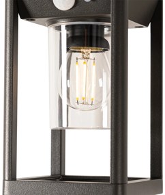 Lampada da parete da esterno grigio scuro con LED e luce dimmerabile a energia solare - Sonne