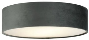 Searchlight 23298-2GY - Plafoniera DRUM PLEAT 2xE27/15W/230V grigio