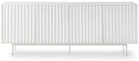 Cassettiera bassa bianca 211x80 cm Sierra - Teulat