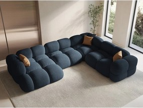 Divano angolare blu scuro (con penisola a destra/a U) Loretto – Cosmopolitan Design