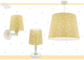 Dalber 82212A -  Lampadario per bambini STAR LIGHT 1xE27/60W/230V giallo