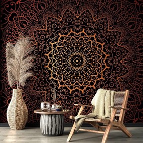 Carta da parati autoadesiva – Mandala vintage in stile indiano