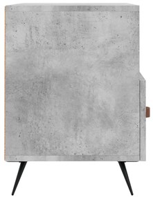 Mobile per TV Grigio Cemento 80x36x50 cm Legno Multistrato