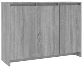 Credenza grigio sonoma 102x33x75 cm in truciolato