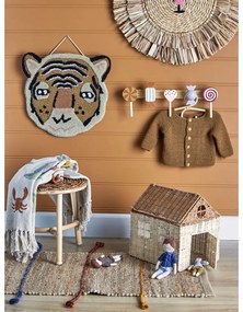 Appendiabiti da parete in legno di pino per bambini Rudy - Bloomingville Mini