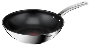 Padella wok in acciaio inox con superficie antiaderente ø 28 cm Intuition B8171944 – Tefal