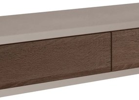 Mensola a muro Domino rettangolare in mdf L 88.2 x H 13.4 x P 20 cm