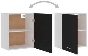 Armadi Sospesi 2 pz Neri 50x31x60 cm in Truciolato