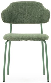 Sedie da pranzo in set verdi 4 pz Adriel – Marckeric