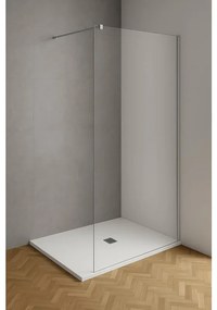 Walk-in alba L 120 x H 200 cm, vetro 6 mm cromo