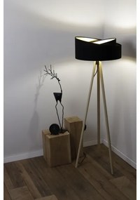 Lampada da terra GALAXY 1xE27/60W/230V nero/beige