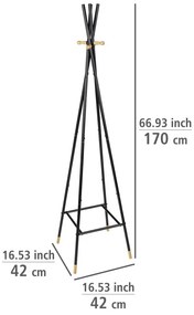 Gancio in metallo nero Loft - Wenko