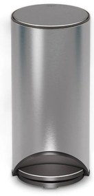 Cestino per la spazzatura color argento lucido in acciaio inox con pedale 30 l Arc – Joseph Joseph