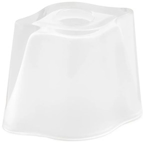 Vetro di ricambio per lampadario E14 9,5x12 cm bianco