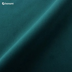 Pouf in velluto verde petrolio Santo - Milo Casa