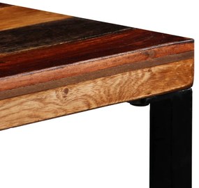 Tavolino da bar in legno massello di recupero 70x70x106cm