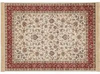 Tappeto 230x160 cm Farshian Hereke avorio e rosso