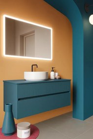 Mobile da bagno sotto lavabo Niwa rovere chiaro L 120 x H 52 x P 46 cm, lavabo non incluso