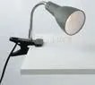 Lampada logiko grigia con pinza 1xe14 11,5x7,3x36,5cm i-logiko-c gr
