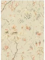 Mindthegap Carta da parati Grandmas Tapestry - BlueWash/  Sienna/ Taupe