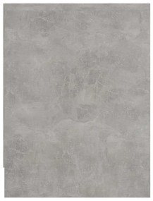 Comodino grigio calcestruzzo 40x30x40 cm in truciolato