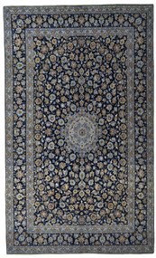 Kashan Tappeto persiano 510 x 310 Blu (Iran) Annodato A Mano
