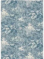 Sandberg Carta da parati panoramica Forest Toile - Blue