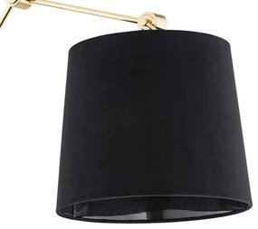 Argon 4898 - Applique ZAKYNTOS PLUS 1xE27/15W/230V nero/oro