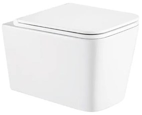 New Line Qt3 Vaso Quadro Sospeso Senza Brida In Porcellana Bianco