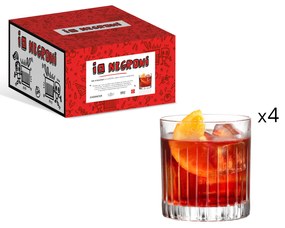 Set 4 bicchieri Negroni RCR Cristalleria Italiana