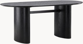 Tavolo ovale effetto legno Isolde, 180 x 90 cm