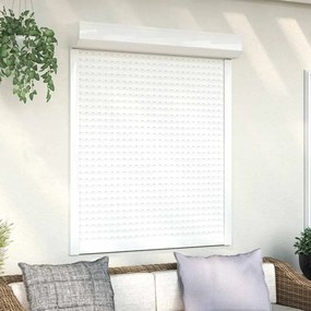 Tapparella Avvolgibile İn Alluminio 110x130 Cm Bianca /