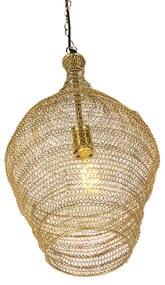 Lampada a sospensione orientale oro 30 cm - Nidum