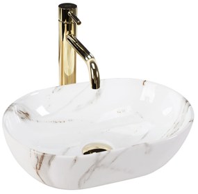 Lavabo da appoggio Rea AMELIA MINI AIAX SHINY