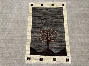 Loribaft Tappeto persiano 80 x 130 Grigio (Iran) Annodato A Mano
